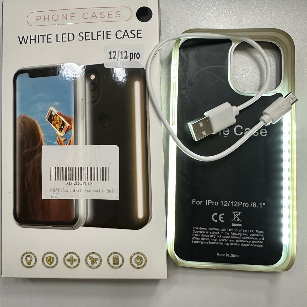 Light up LED Selfie Case for iPhone 12/12 Pro